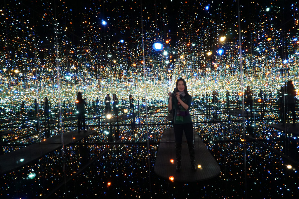 The Broad L.A. California Museum Infinity Mirrored Room The Souls of Millions of Light Years Away Yayoi Kusama