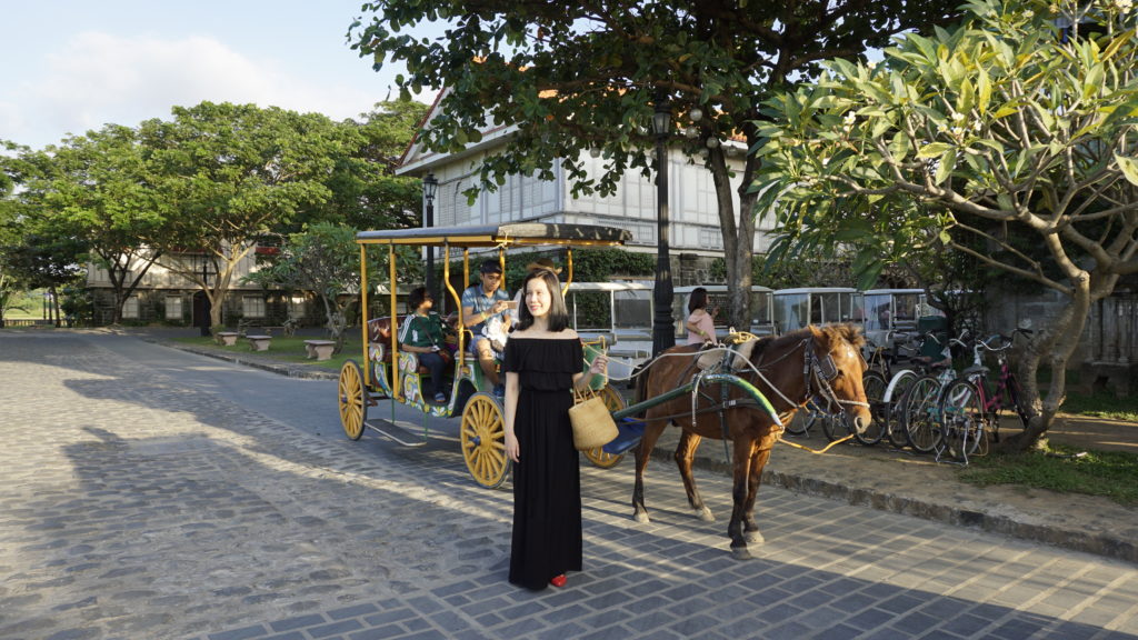 Las Casas Filipinas de Acuzar Bataan Heritage Site Kalesa